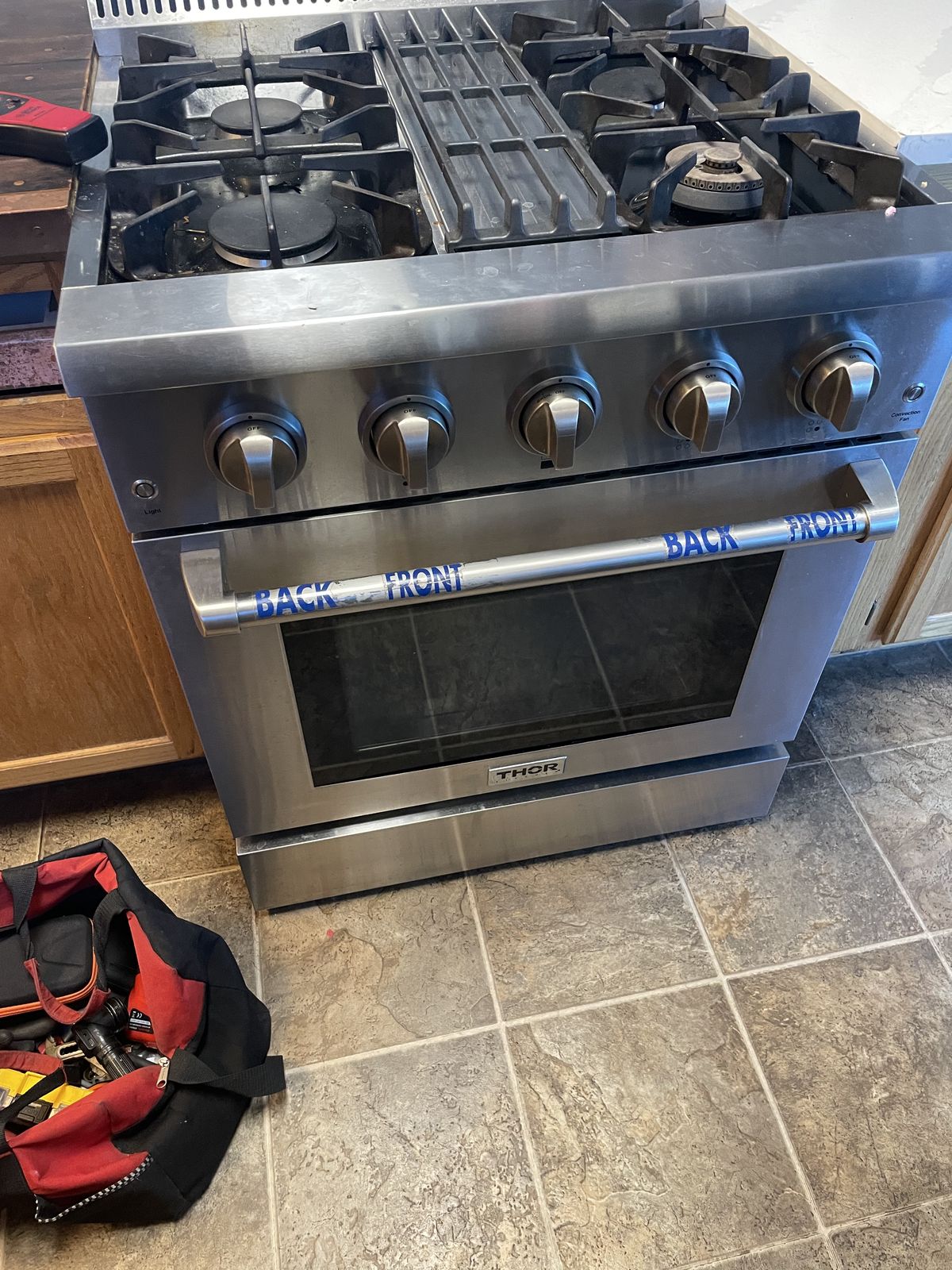 Pro-style gas range repair — Bench Appliance Co., Boise ID